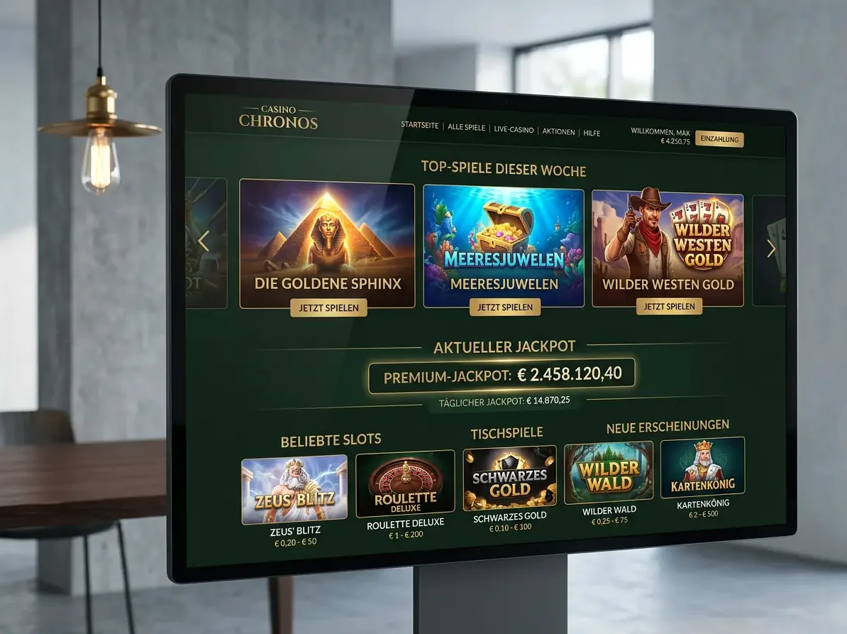 Spieleauswahl bei Fortuna