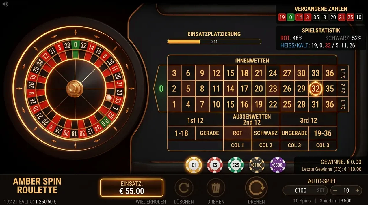 Fortuna: Klassische Tischspiele & Videopoker