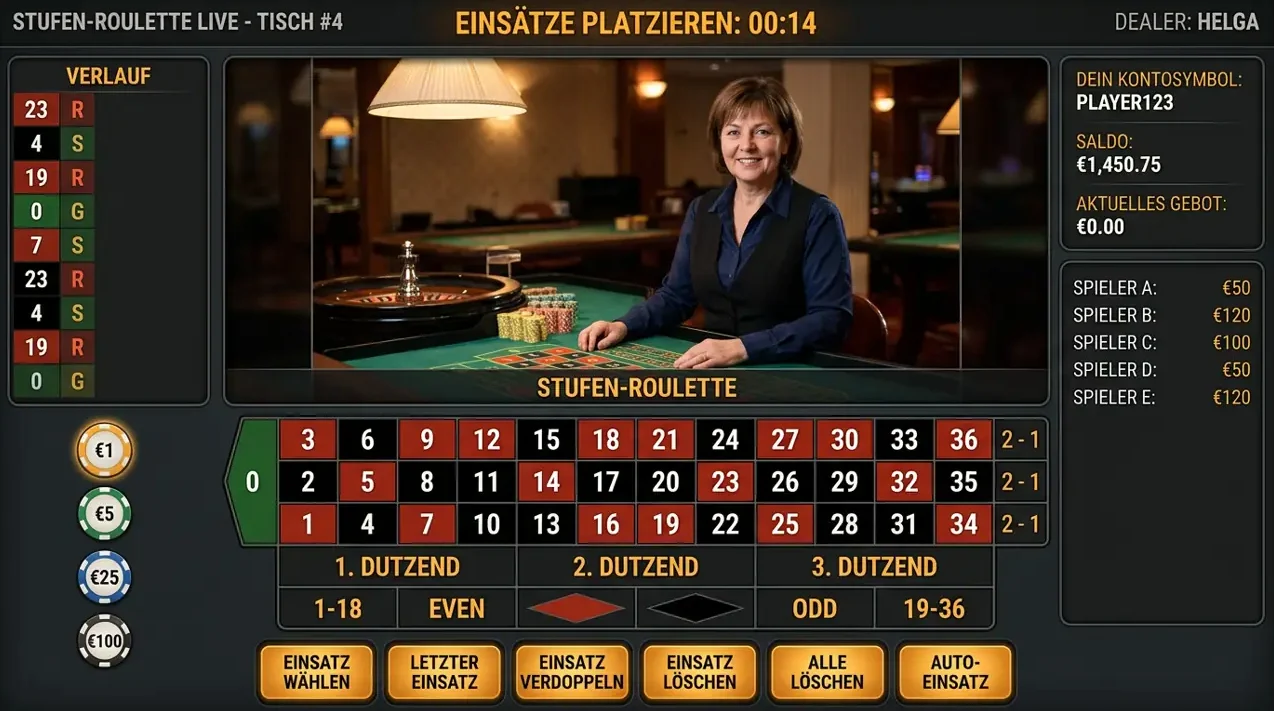 Live-Casino & Game Shows · Fortuna